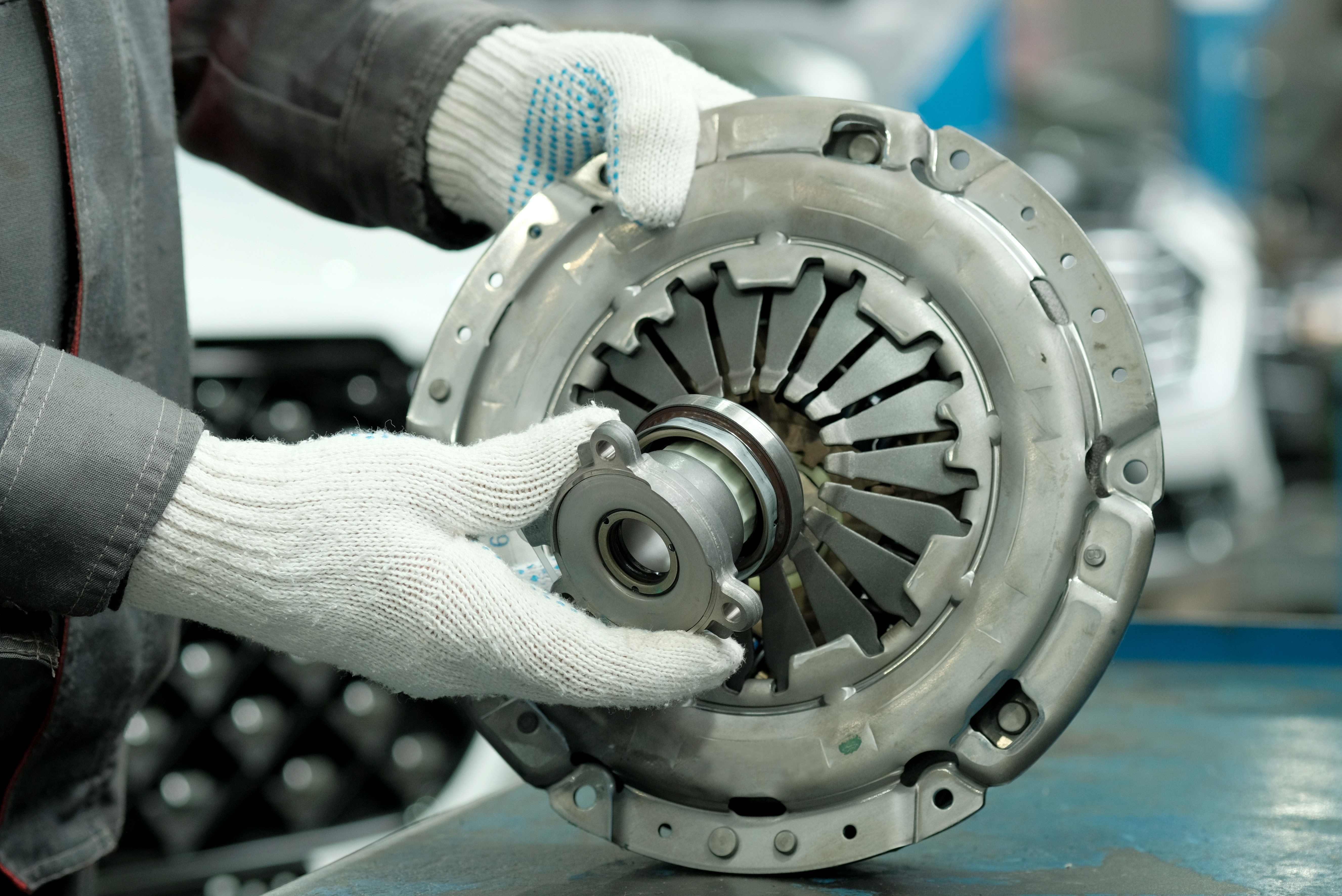 holding a clutch